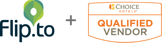 Flip.to + Choice Qualified Vendor logos
